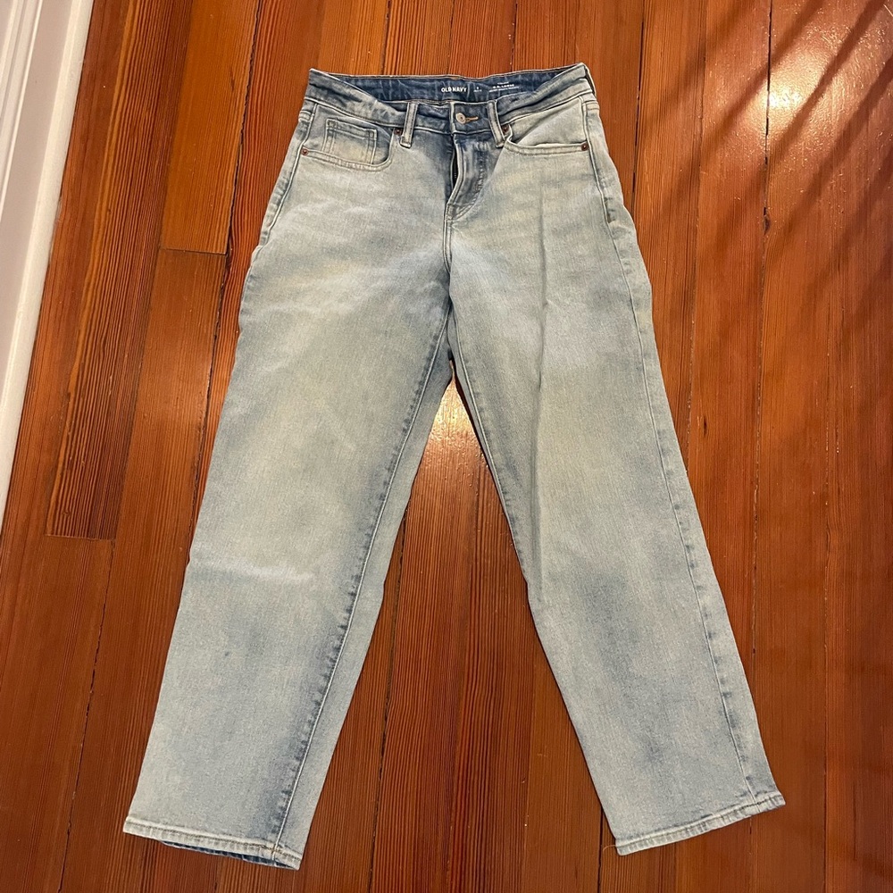 Old Navy Men's Light Wash Straight Jeans